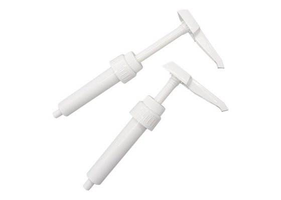 PP White Sauce Dispenser Pump 15ml 30ml 38-410 Square Head