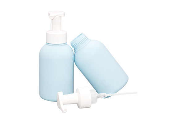 Blue Packaging Material Pe Foam Pump Bottle 500ml For Hand Sanitizer