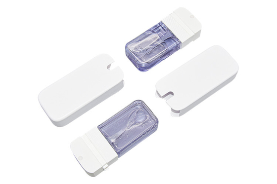 35ml Portable Square Card Disinfection Spray Bottle Plastic Sub Packing Perfume Bottle