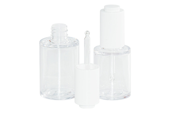 30ml 50ml Oil Dropping Plastic Bottle With Rotatable Button Pipette Dropper