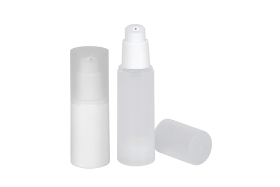 Matte Frost PP Airless Pump Bottle 15ml  30ml 60ml 80ml 100ml Cosmetic airless Dispenser pump bottle