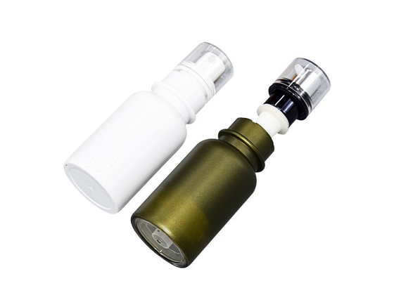 Single Layer AS Airless Cosmetic Bottles With Pump Cap 30ml 50ml