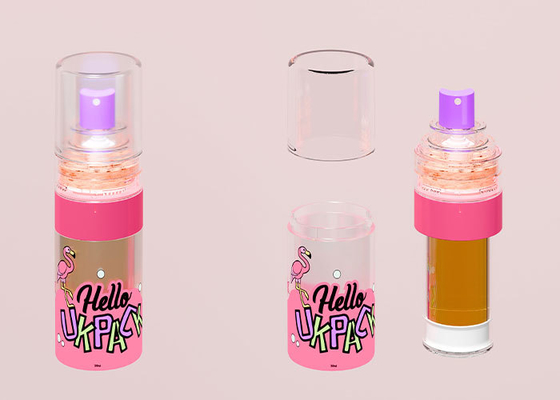 Botella de pulverización sin aire de doble cámara de 30 ml/50 ml  Niebla fina, frescura duradera, aplicación instantánea
